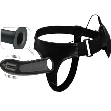 Vibratore Strap-On Venato con Vibrazione Potente e Regolabile